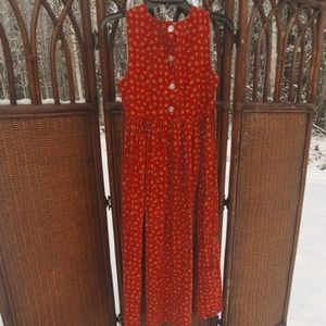 Vintage 80s Prairie Girl Jumper